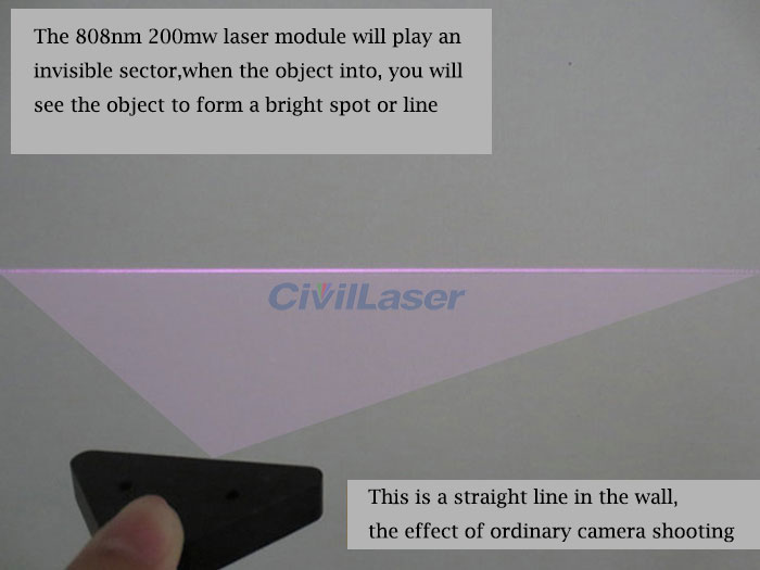 850nm 50mw 100mw 300mw Multi Point Touch Screen Trapezoid 레이저 모듈 Line